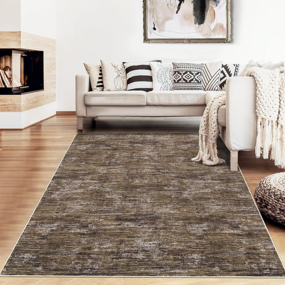 RUGSREAL 6x9 Large Bedroom Area Rug Soft Modern Area Rug for Living Room Non-...