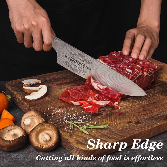 Funistree Gifts for Brother Men, Kitchen Cooking Knife Brother Gifts for - Image 6