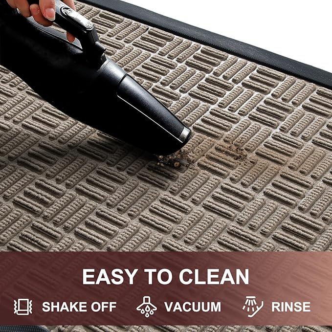 Mibao Front Door Mat, Heavy Duty Durable Welcome Mat - Image 4
