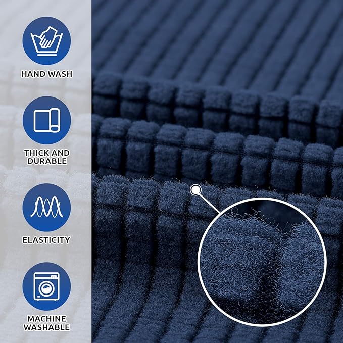 KEKUOU Stretch Single Sofa Slipcover 1 Piece Couch Sofa Cover Furniture - Image 3