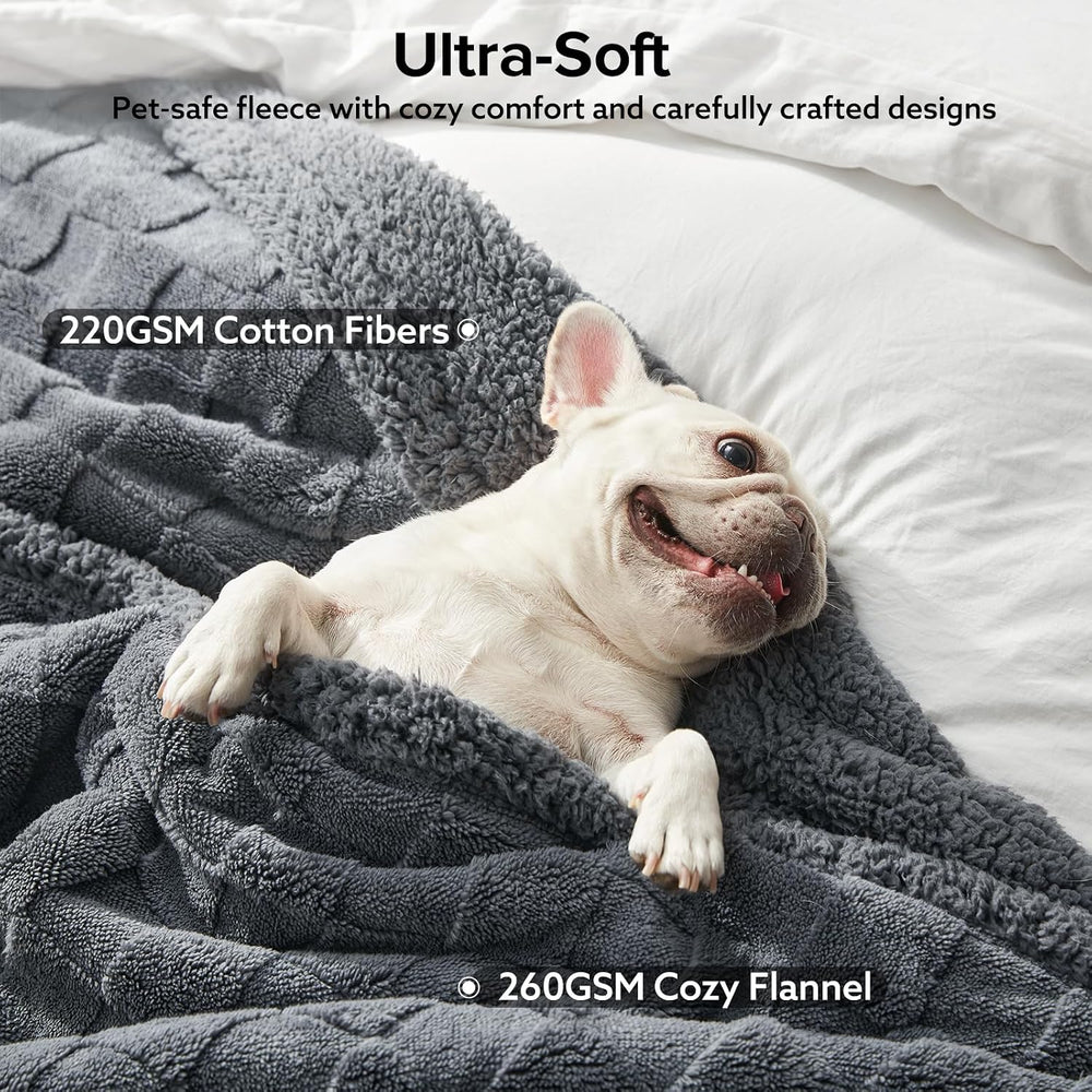 GASUR Waterproof Dog Blankets for Large Dogs, Dog Blanket for Couch Bed, Flee...