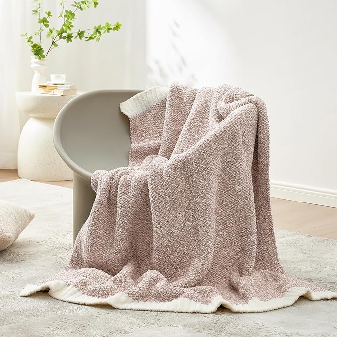 Snuggle Sac Heather Taupe Throw Blanket - Image 2
