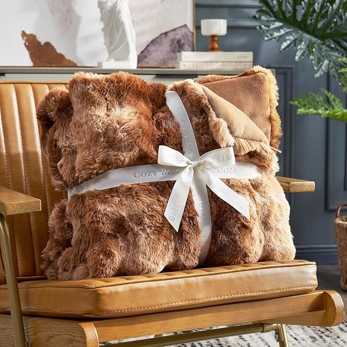 Cozy Bliss Faux Fur Throw Blanket - Image 4