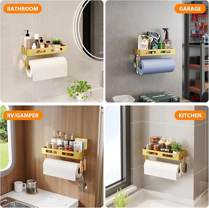 Paper Towel Holder Wall Mount for Kitchen, Paper Towel Holder - Image 4
