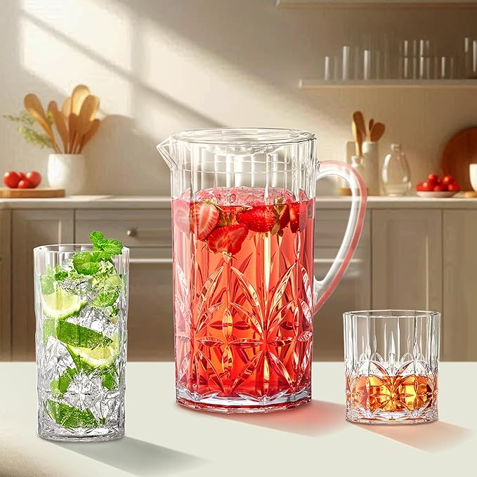 Amazing Abby - Stately - Acrylic Pitcher, Fridge Jug, Shatter-Proof, and More - Image 2
