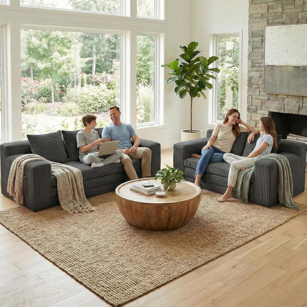 Boneless Couch,Boneless Loveseat Sleeper Sofa Bed – 3-in-1 Convertible Couch ...