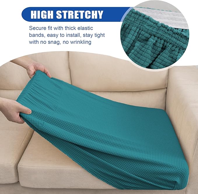 Water Repellent Sofa Cushion Covers, Stretch Sofa Seat Slipcover Furniture - Image 5
