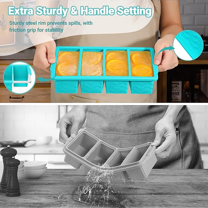 Doasuwish Silicone Freezer Tray - Image 4
