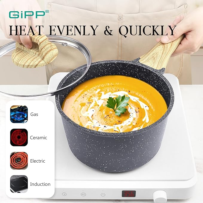 GiPP Ceramic Pots and Pans Set Non Stick - Image 7
