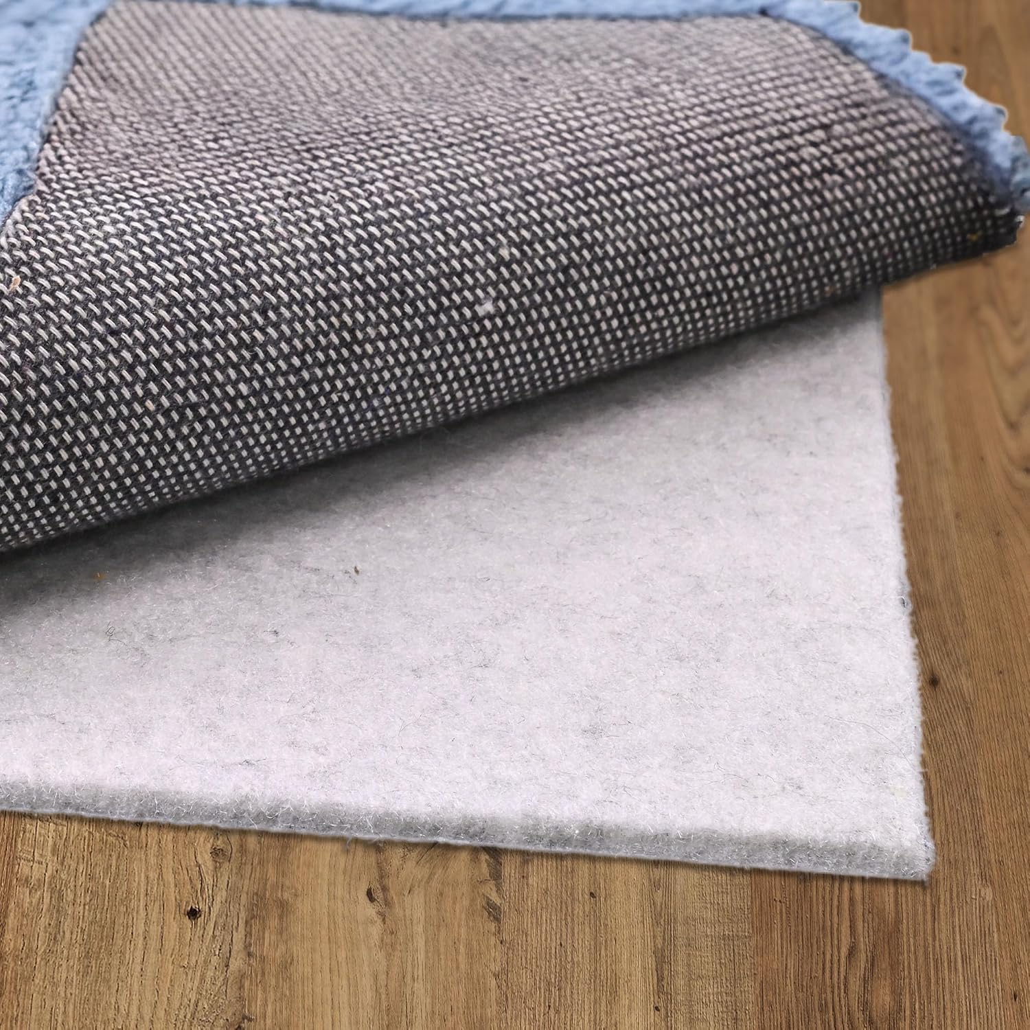 6' x 9' Non Slip Rug Pad Waterproof, 1/4" Thick 100% Felt +Rubber Rug Pad, Under Area Rug Pad Protective Cushioning Rug Pads Carpet Gripper Keep Rugs in Place, Safe for All Floors
