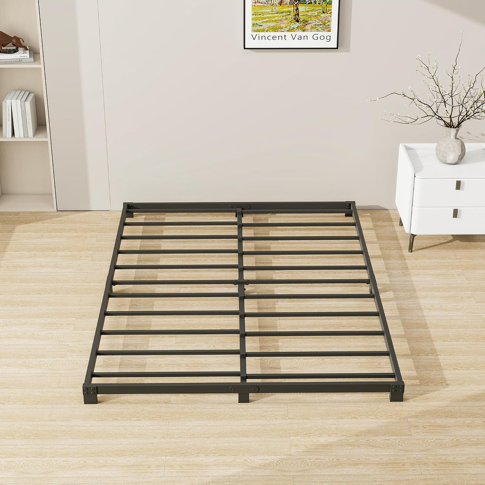 3 Inch Bed Frame Full Size Low Profile, Full Heavy Duty Platform Bed Frame No...
