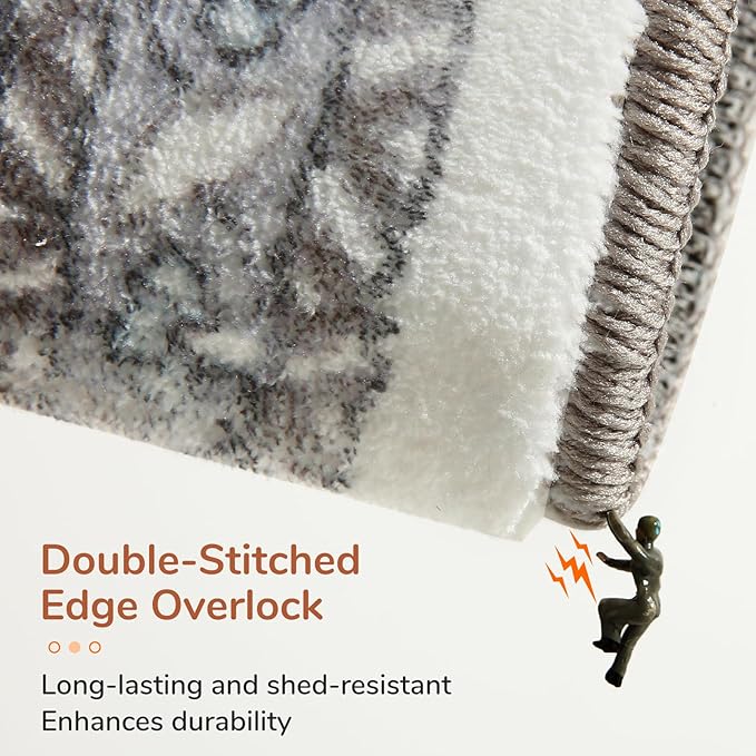OPPODREAM Soft 10x14 Area Rugs, Washable Rugs 10x14 - Image 3