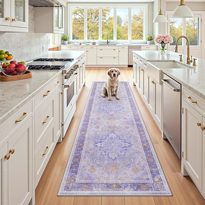 RELEANY Area Rugs 2'x8' Runner Rug Non Slip Washable by RELEANY