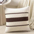 Fancy Homi Set of 1 Boho Brown Decorative Throw Pillow Cover 16x16 Inch by Fancy+Homi
