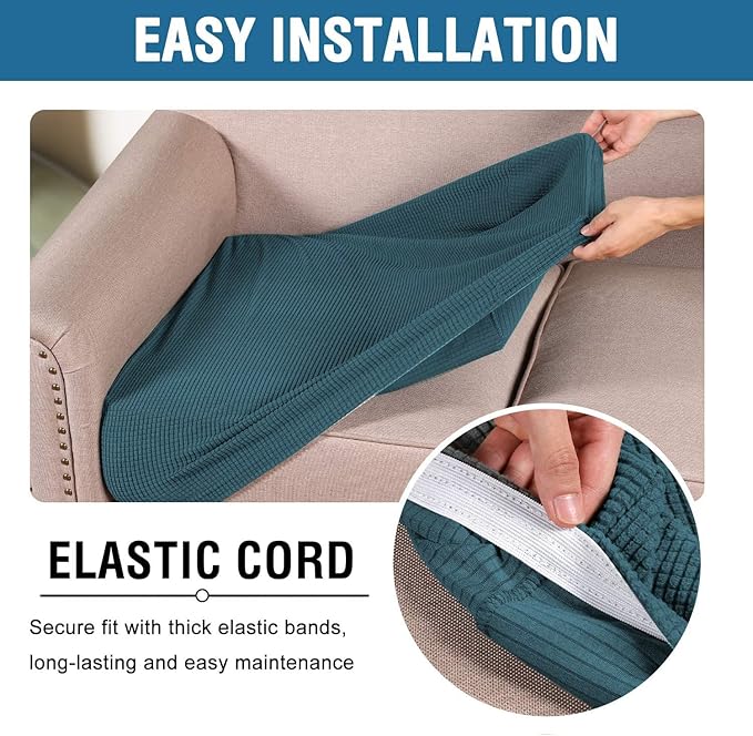 H.VERSAILTEX Super Stretch Individual Seat Cushion Covers - Image 5