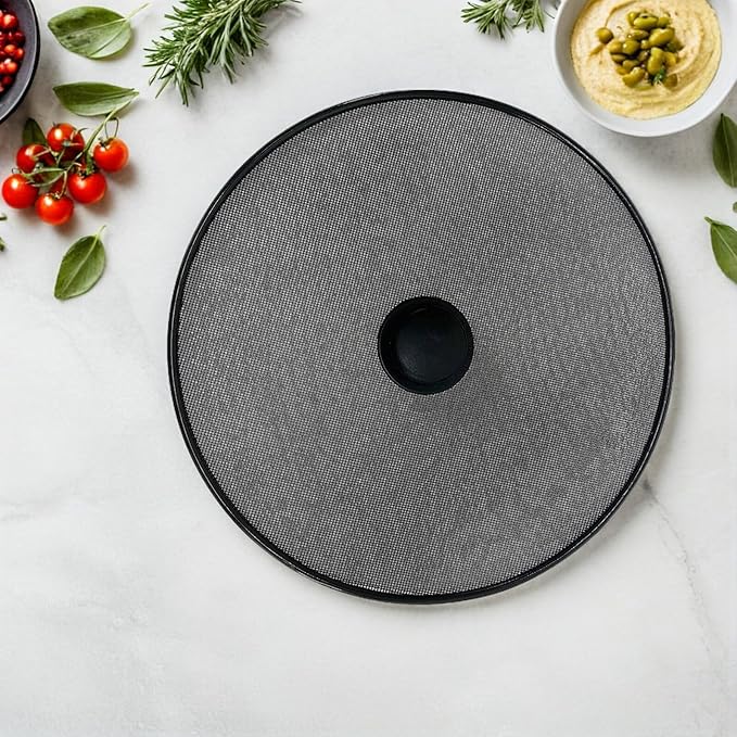 Amosfun Stainless Steel Mesh Splatter Guard Pan Lid Splatter Screen Cover - Image 9