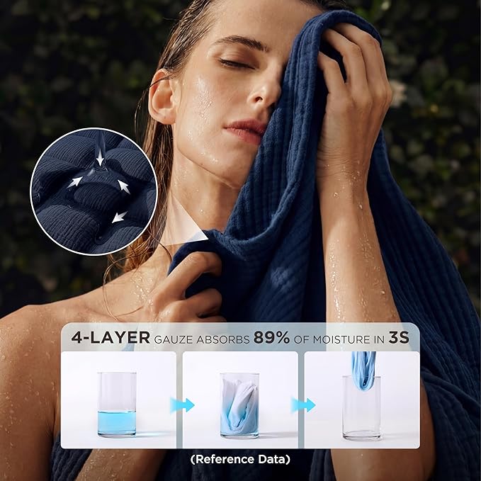 Bedsure 100% Cotton Muslin Blankets - Image 3