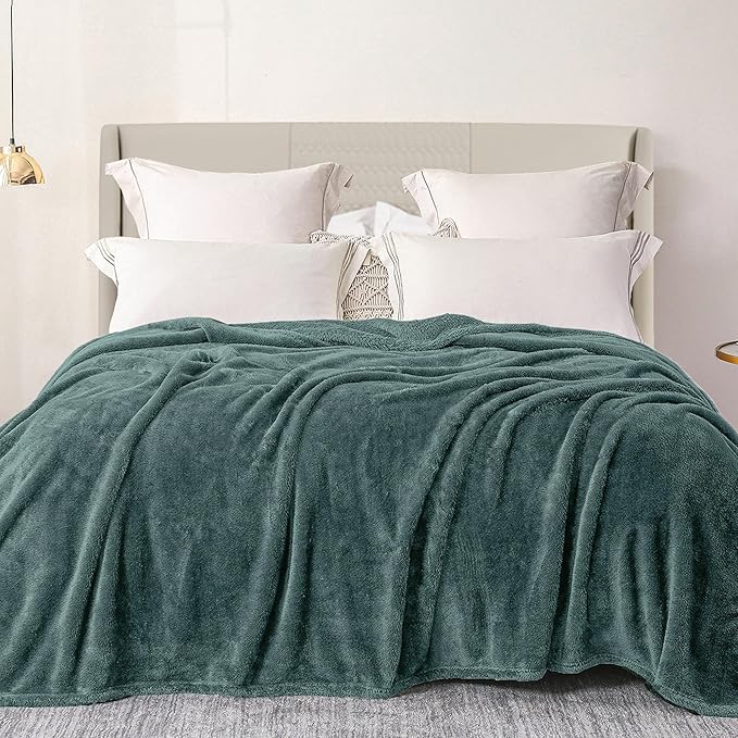 Exclusivo Mezcla Plush Fuzzy Fleece Bed Blanket Queen Size, Super Soft by ExclusivoMezcla