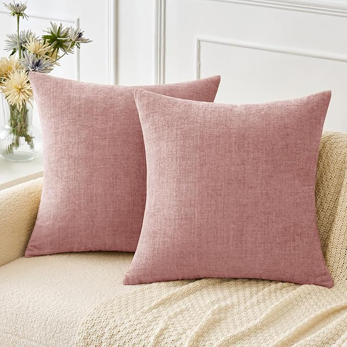 MIULEE Pack of 2 Couch Valentines Throw Pillow Covers 18x18 Inch Soft Spring by MIULEE
