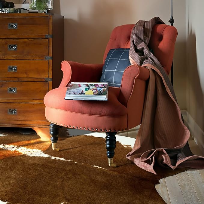 AROGAN Premium Faux Cowhide Rug 110 x70 cm/3.6 x 2.3 feet, Durable and Large - Image 2