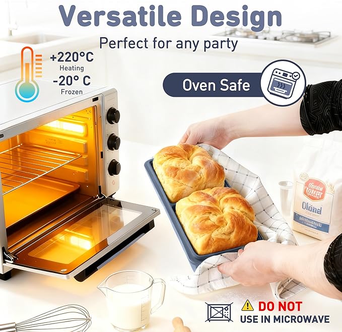 Silicone Freezer Tray with Lid Soup Freezer Container Molds with Steel - Image 7