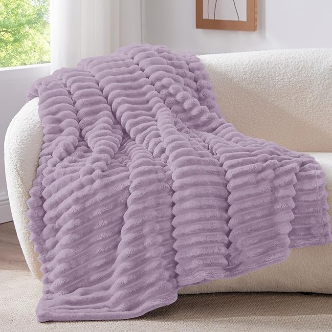 BEDELITE Twin Blanket for Couch & Bed, 300GSM Soft & Warm Fleece Blanket - Image 2