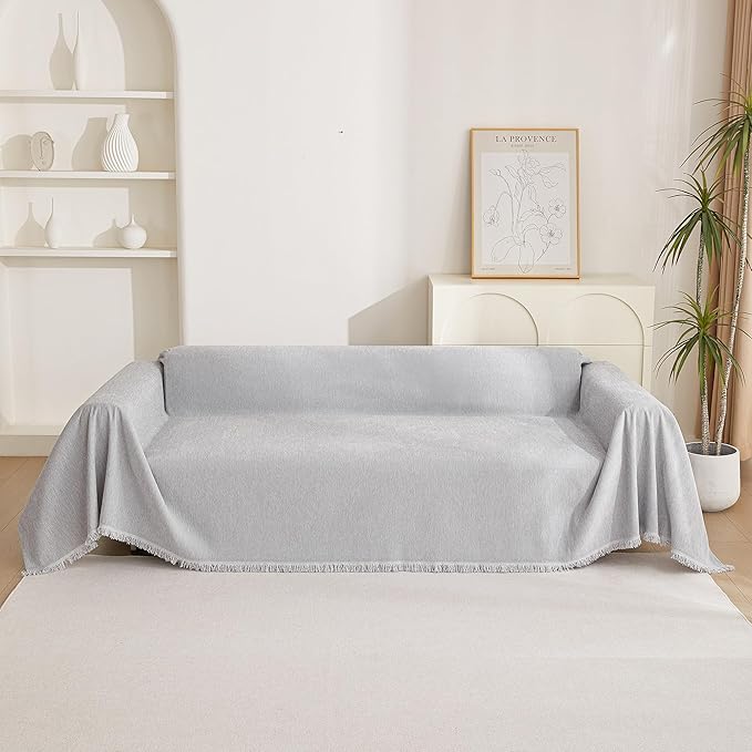 MYSKY HOME Sofa Cover for Dogs Washable for Sofa Boho Couch Cover, Cover for - Image 8