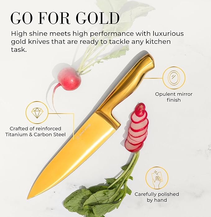 Styled Settings Gold Knife Set - Image 8