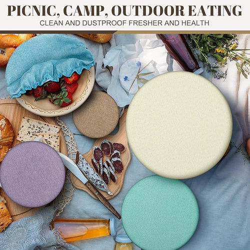 10 Pack Cloth Bowl Covers for Bread Rising - Image 2