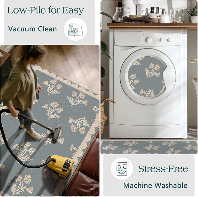3x5 Floral Entry Rug - Image 7