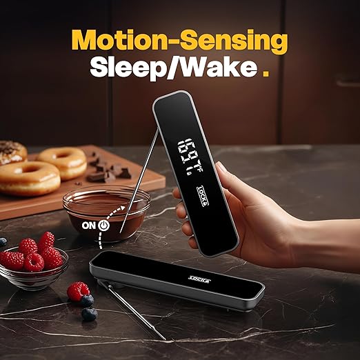 Meat Thermometer Digital, 0.3 Sec Instant Read Food Thermometer - Image 6