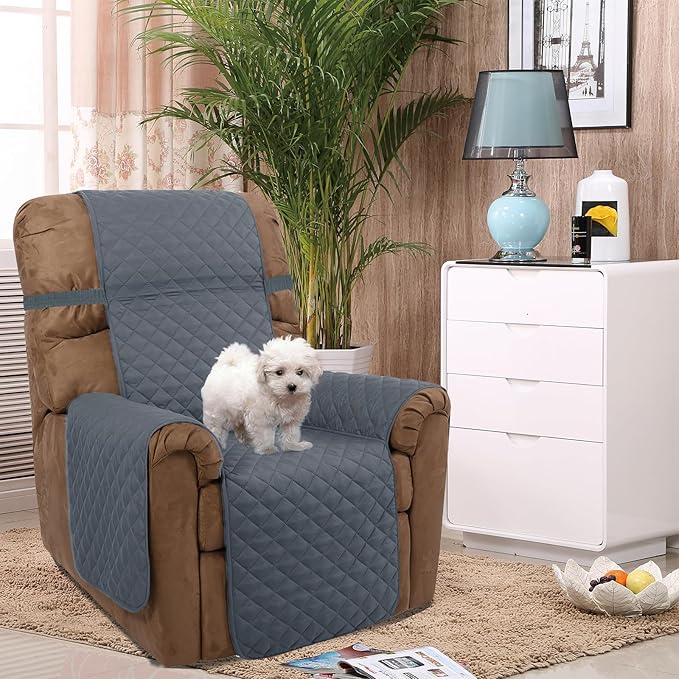 U-NICE HOME Recliner Chair Covers Reversible Chair Cover Pet Covers - Image 2