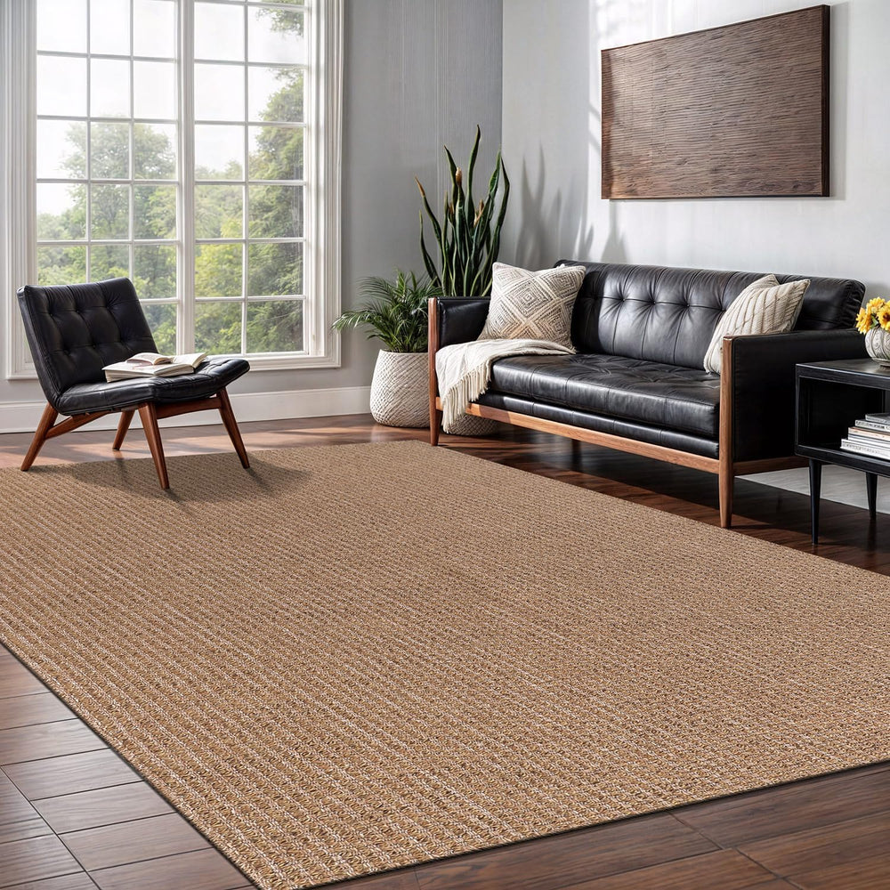Easy Jute Rug 4x6 Indoor Outdoor Natural Rugs Solid Fiber Rug Woven Area Rug ...