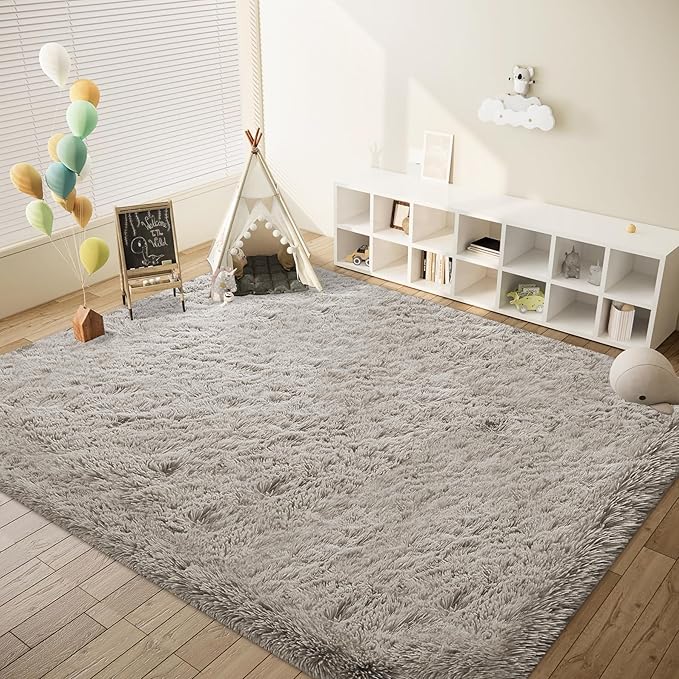 6x9 Area Rugs for Living Room: Fluffy Shag Soft Washable Rug Large Fuzzy Plush - Image 5