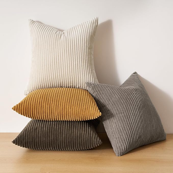 Topfinel Decorative Brown Throw Pillow Covers Cushion Cases, Rustic Home Decor - Image 6