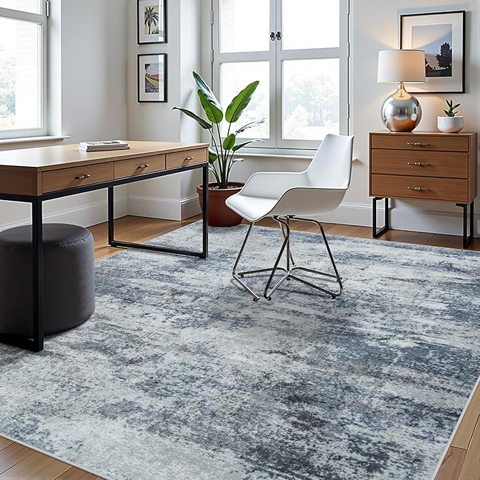6x9 Area Rugs for Living Room Rug Washable: Abstract Rug for Dining Room - Image 9