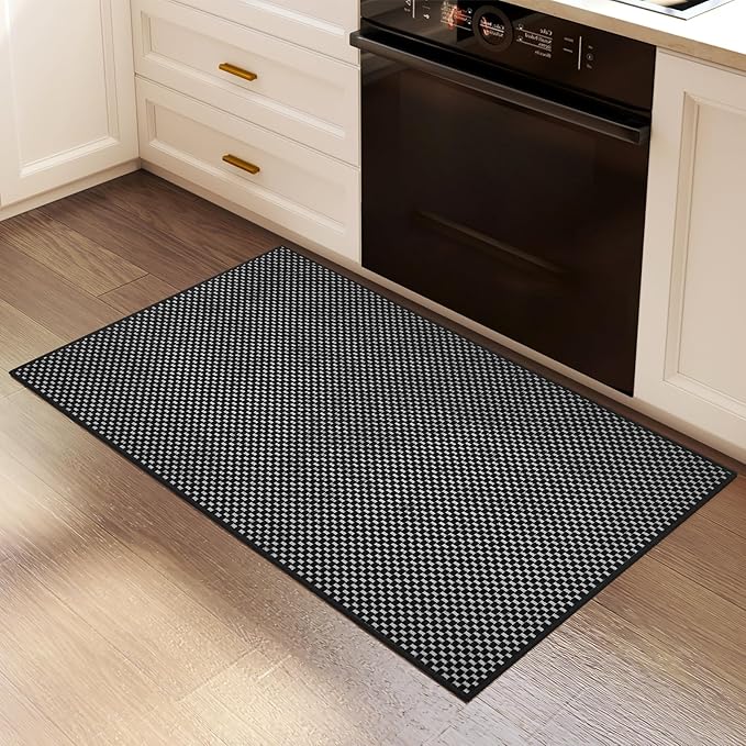 YDKGL 2x3 ft Indoor Door Mat Entryway Rug Non Slip Boho Woven Washable Small - Image 2