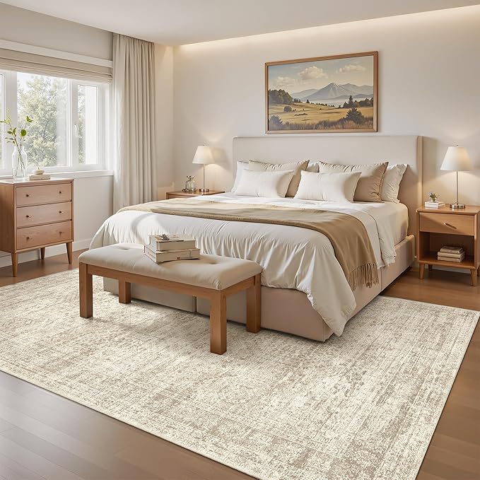 6x9 Area Rug for Living Room Washable 6x9 Rug Non-Slip Modern Rugs for Bedroom - Image 9
