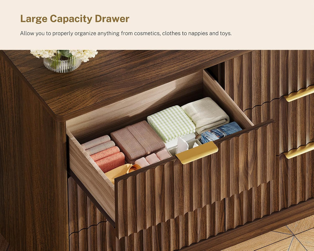 63" Dresser for Bedroom with 9 Drawers, Modern Dressers & Chest of D...