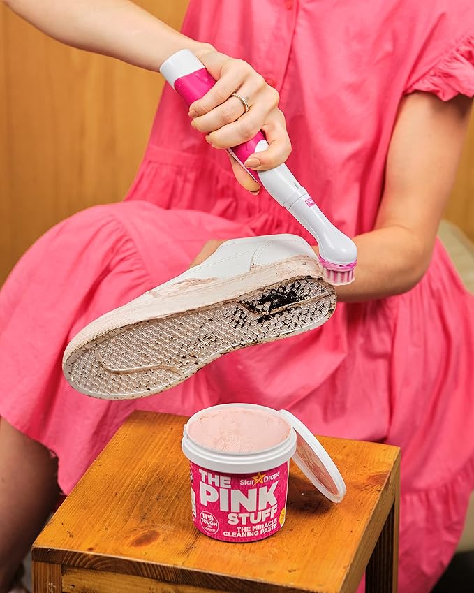 The Pink Stuff - Stardrops - The Miracle Scrubber Kit - 4 Cleaning Brush Heads - Image 3