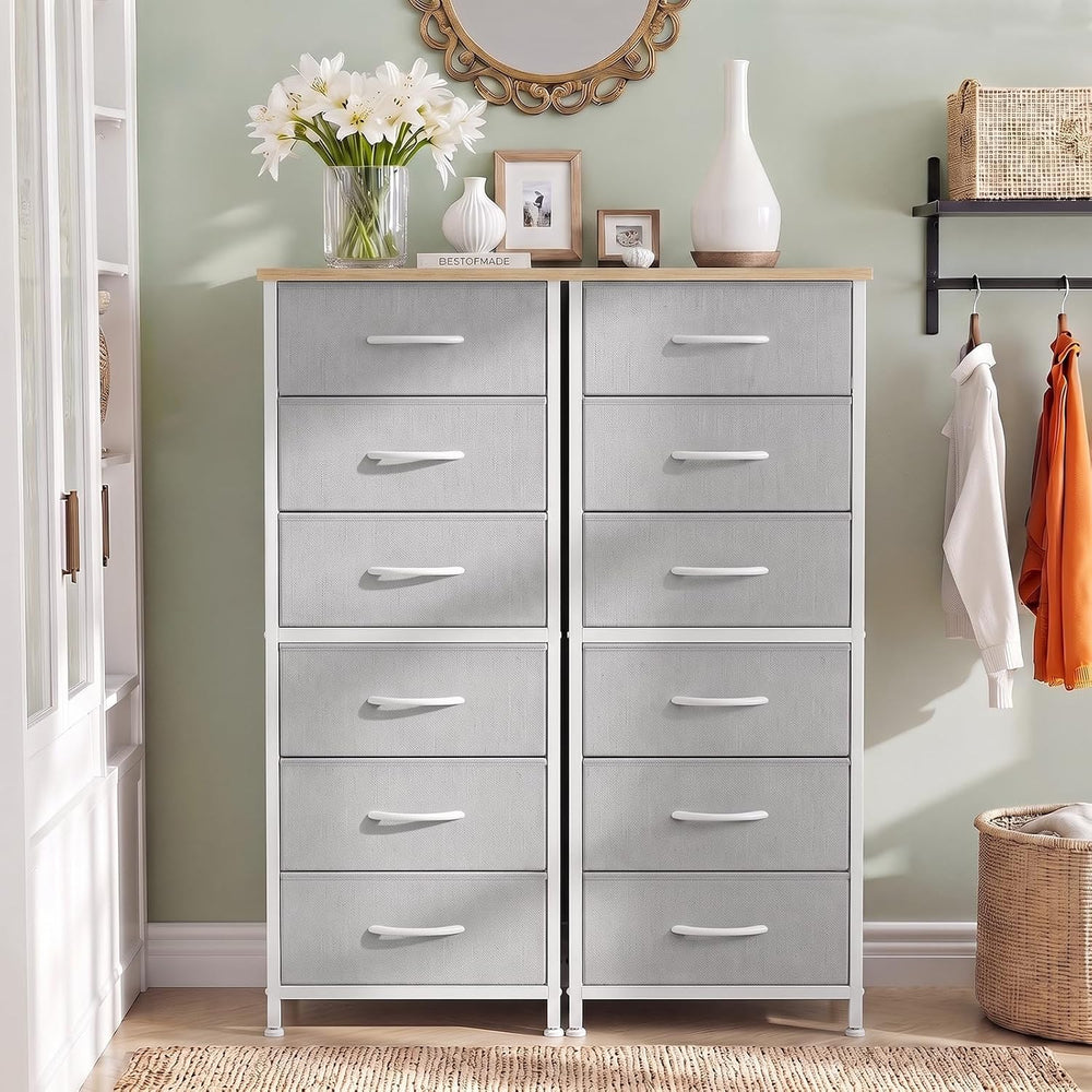 6 Drawers Dresser for Bedroom, Fabric Storage Tower Organizer