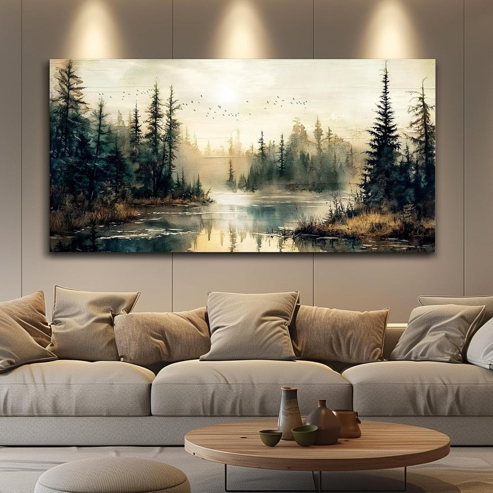 FUHAIHUA Canvas Wall Art For Living Room Large Wall Decor For Office Modern B...