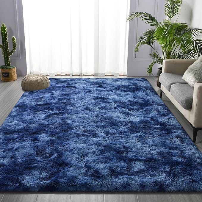 Shag Area Rug, 4 X 6 Plush Fuzzy Rugs - Image 2