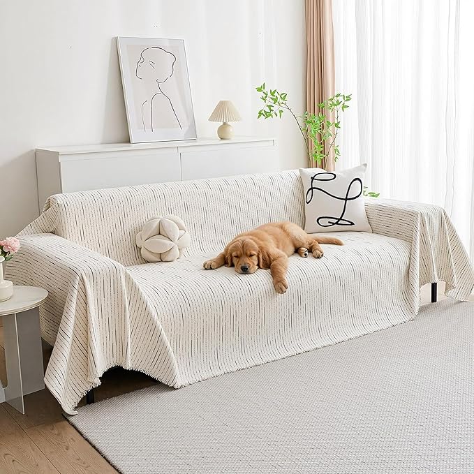 MYSKY HOME Couch Cover for Dogs, Sectional Couch Cover by MYSKYHOME