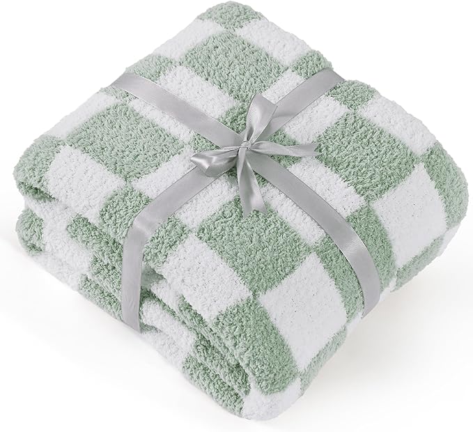 Bedsure GentleSoft Checkered Twin Blanket - Image 9