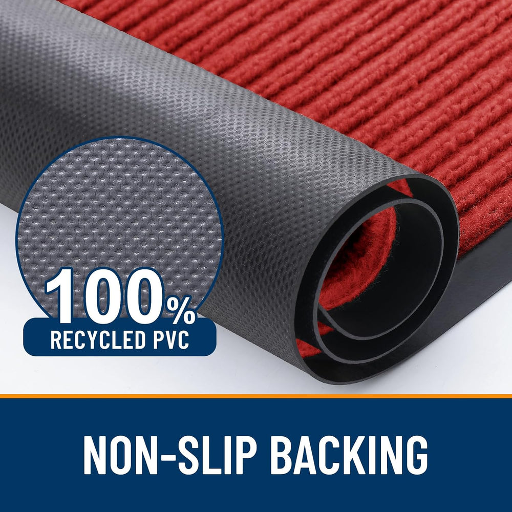 OLANLY Front Door Mat 35x23, Waterproof Heavy-Duty Indoor Outdoor Doormat