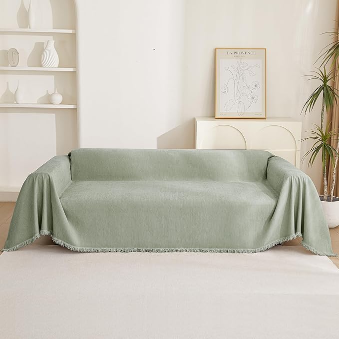 MYSKY HOME Sectional Couch Cover Blanket Living Room Furniture Protector - Image 8