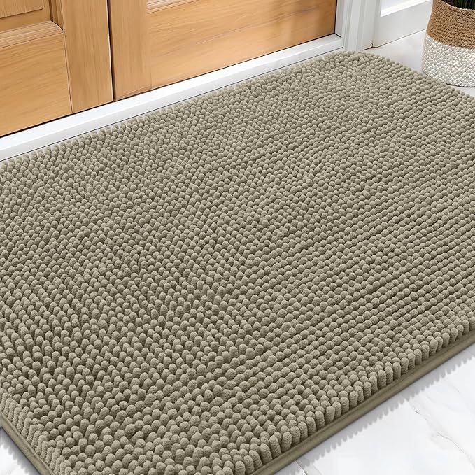 OLANLY Dog Door Mat for Muddy Paws 32x20, Absorbs Moisture and Dirt, Absorbent by OLANLY