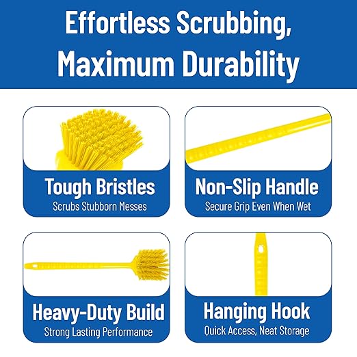 SPARTA 40501EC04 Plastic Large Scrub Brush, Kitchen Brush, Utility Brush - Image 4