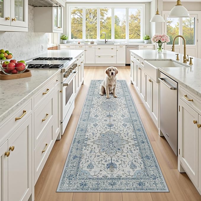 RELEANY Area Rugs 2'x8' Runner Rug Non Slip Washable by RELEANY